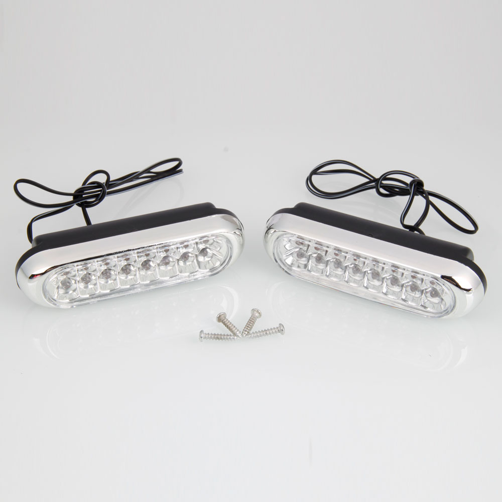 2pcs Auto 16 LED Fog Lights 12V White