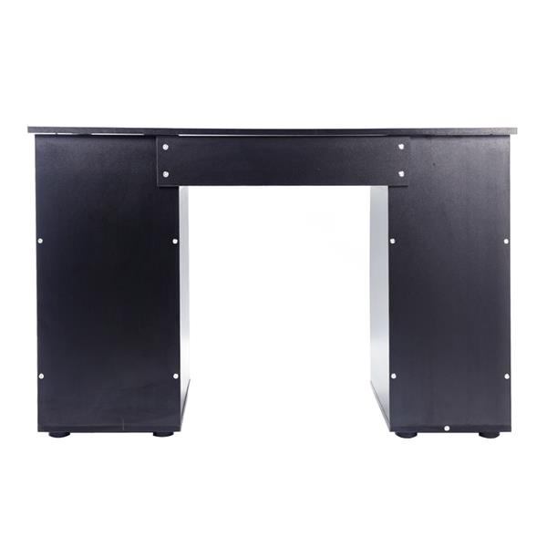 【FCH】一门三抽电脑桌-黑色（本产品将拆分成两个包裹）-6