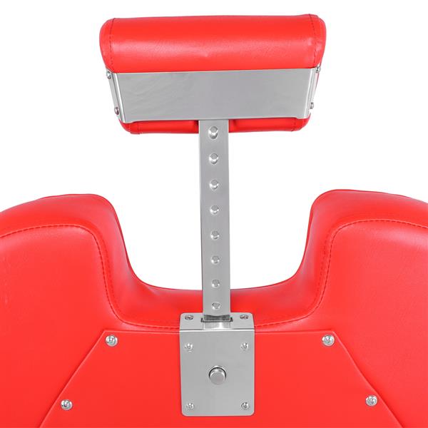 【HZ】HZ8702A经典理发大椅 红色（本产品将拆分成沙发和铁件两个包裹）-24