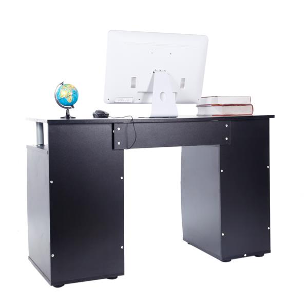 【FCH】一门三抽电脑桌-黑色（本产品将拆分成两个包裹）-3