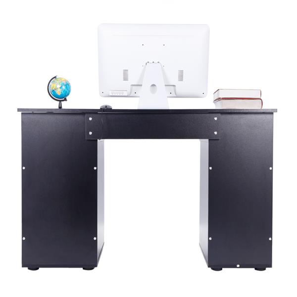 【FCH】一门三抽电脑桌-黑色（本产品将拆分成两个包裹）-8