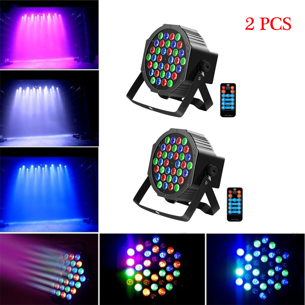 36W 36-LED RGB Remote / Auto / Sound Control DMX512 High Brightness Mini DJ Bar Party Stage Lamp wit