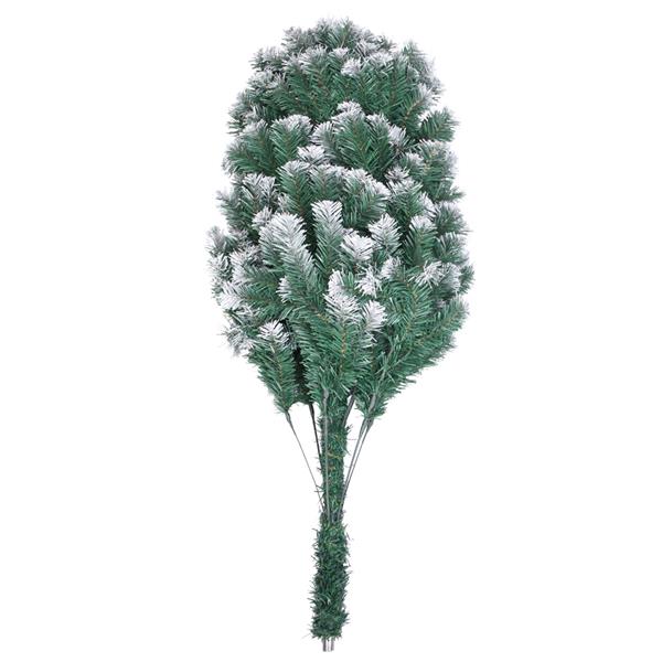 绿色尖头喷白 7ft 870枝头 PVC材质 圣诞树 N101 美国-14