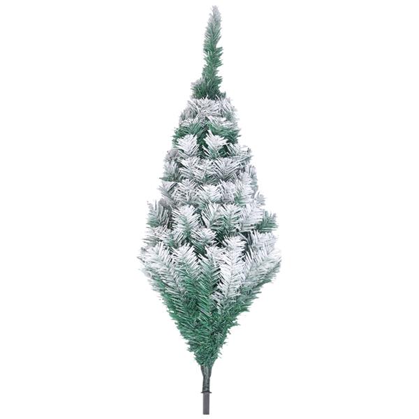 绿色尖头喷白 7ft 870枝头 PVC材质 圣诞树 N101 美国-12
