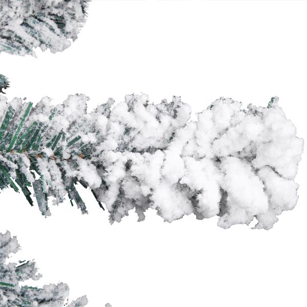 绿色植绒 7ft 1300枝头 自动树结构 PVC材质 圣诞树 N101 美国-13
