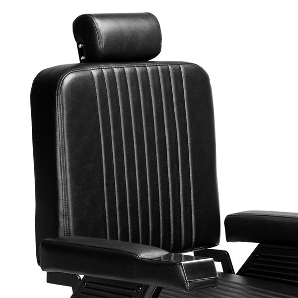 【CS】男士专用美发椅高端可放倒理容椅 黑色HC222B-21