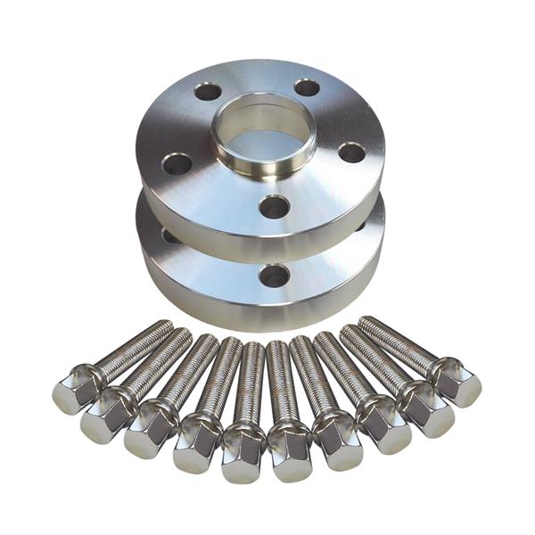 法兰盘 20mm 5x112PCD 57.1CB 14x1.5 Thread 球型螺栓-1