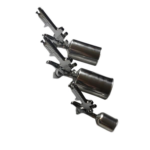 1.0mm/1.4mm/1.8mm HVLP重力式 喷漆枪带气压调节表 (3只装) 银色 8PCSHVLPKIL-6