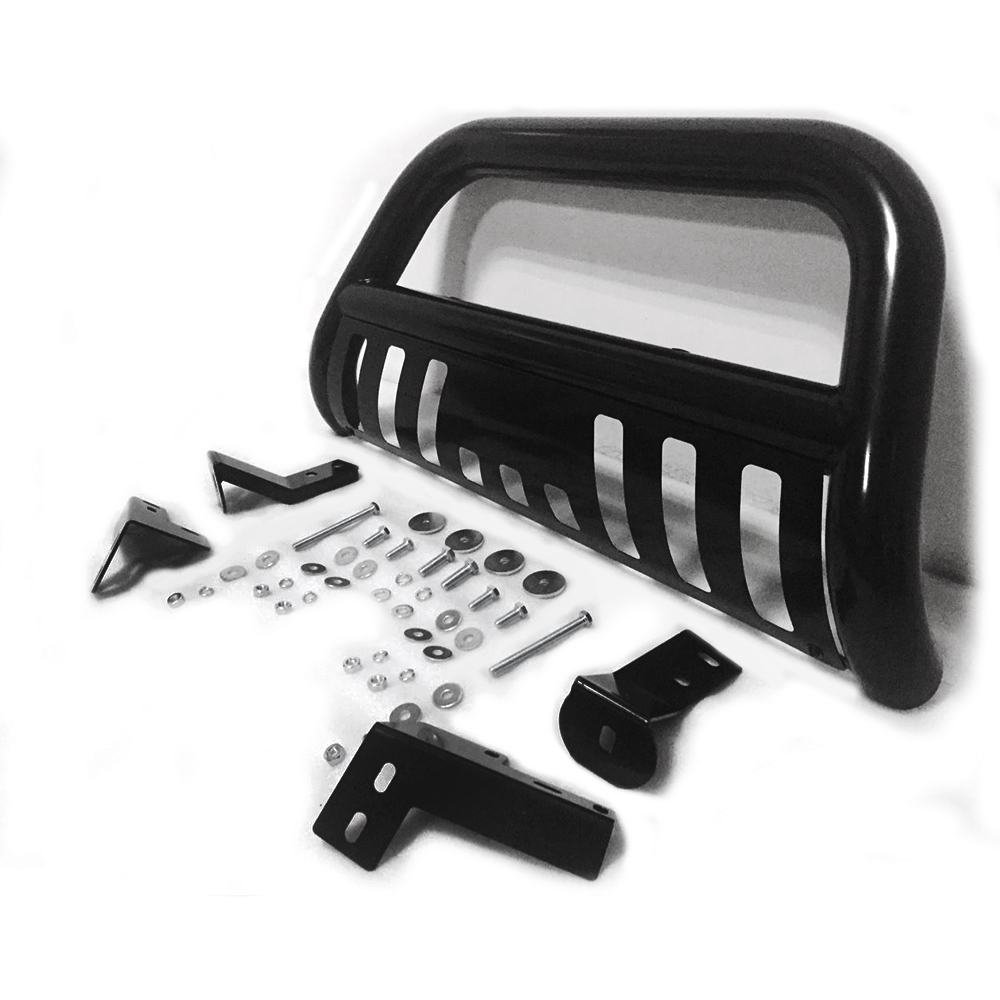 Stainless Steel Front Bumper Bull Bar Grille Guard for 05-15 TOYOTA TACOMA Black