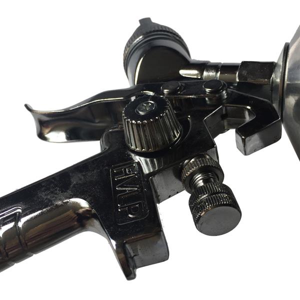 1.3mm/1.8mm  1L HVLP重力式 喷漆枪带气压调节表 (2只装) 银色 3PCSHVLPKIT-19