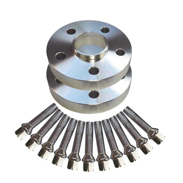 法兰盘 15mm 5x100PCD 57.1CB 14x1.5 Thread 锥形螺栓-16