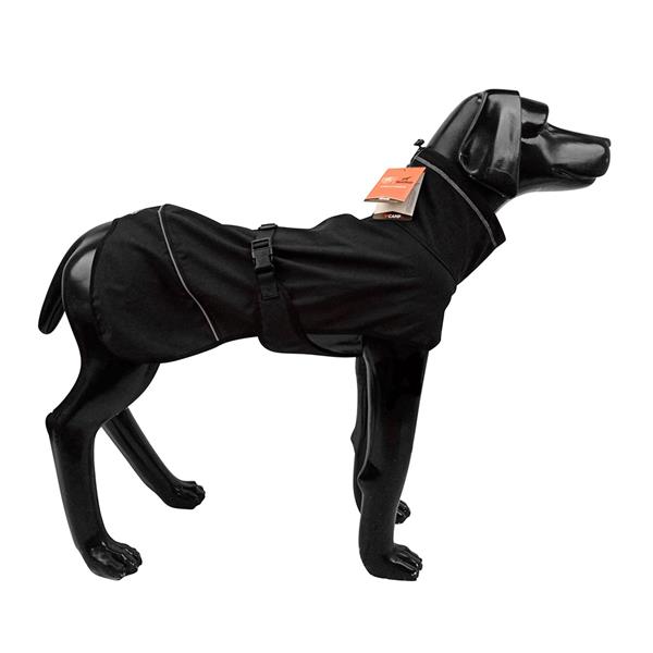 中大型犬宠物户外保暖夹克，抓绒秋冬户外宠物衣服-雅致黑-XL码-1