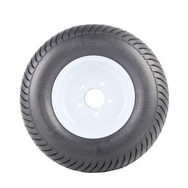 WD 20.5x8.0-10 5Lug 6PR P825 * 2 White Rim 车轮 MP-7