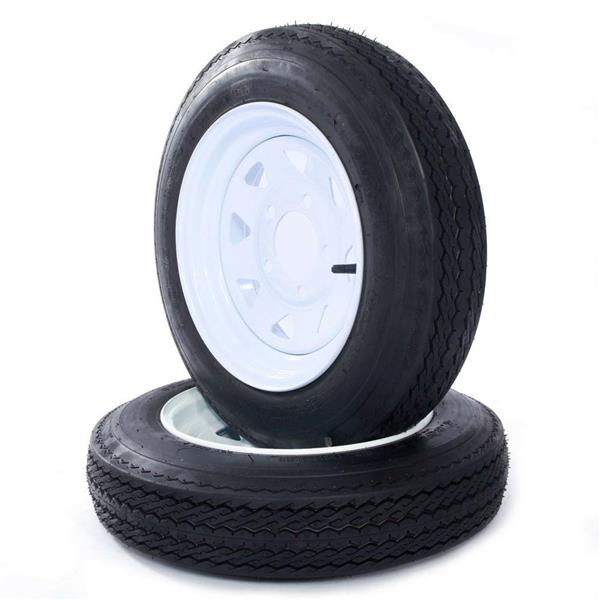 WD 4.80-12 5Lug 4PR P811 * 2 White Rim 车轮 MP-2