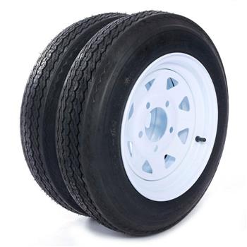 WD 4.80-12 5Lug 4PR P811 * 2 White Rim 车轮 MP