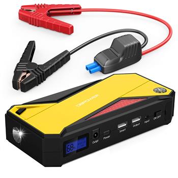 DBPOWER DJS50 18000 毫安汽车应急电源 黄黑 US 内置锂电池（该产品在亚马逊平台存在侵权风险）