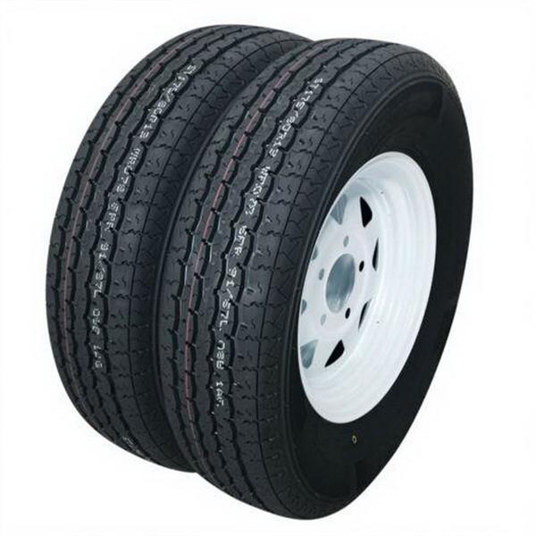 WD ST175/80R13 5Lug 6PR White Rim WR078*2 车轮 MP-8