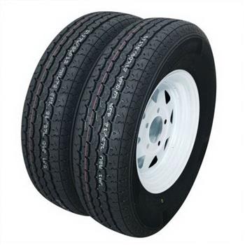 WD ST175/80R13 5Lug 6PR White Rim WR078*2 车轮 MP