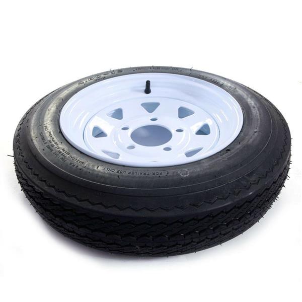 WD 4.80-12 5Lug 4PR P811 * 2 White Rim 车轮 MP-9