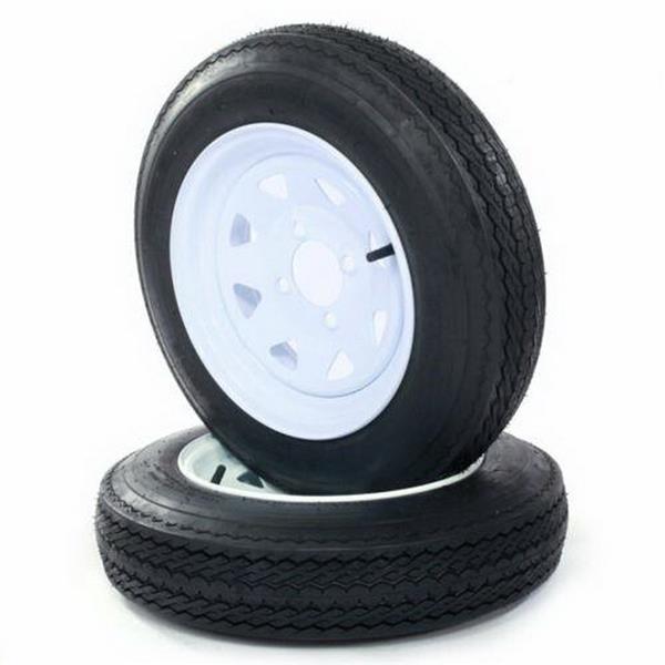 ZY 4.80-12 4Lug 4PR P811 * 2 White Rim 车轮 MP-6