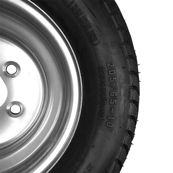 WD 20.5x8.0-10-5LUG 10PR P825 * 2  Silver RIM 车轮 MP-9