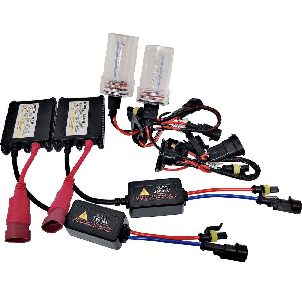 35W AC W/O CANBUS H8 H9 H11 8000K HID Xenon Light Kit w/ Slim Ballasts