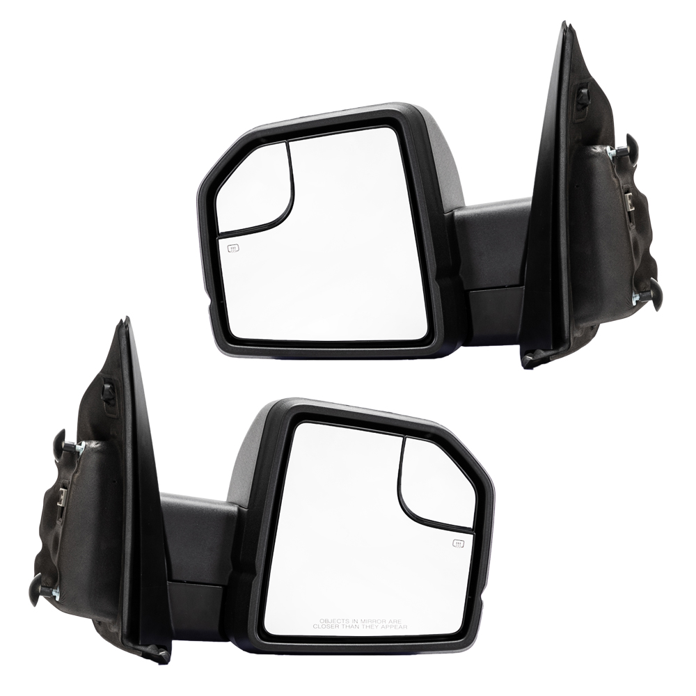 For 2015-2018 Ford F150 (8 pin) Power/Heated Side Mirrors Replacement Left/Right