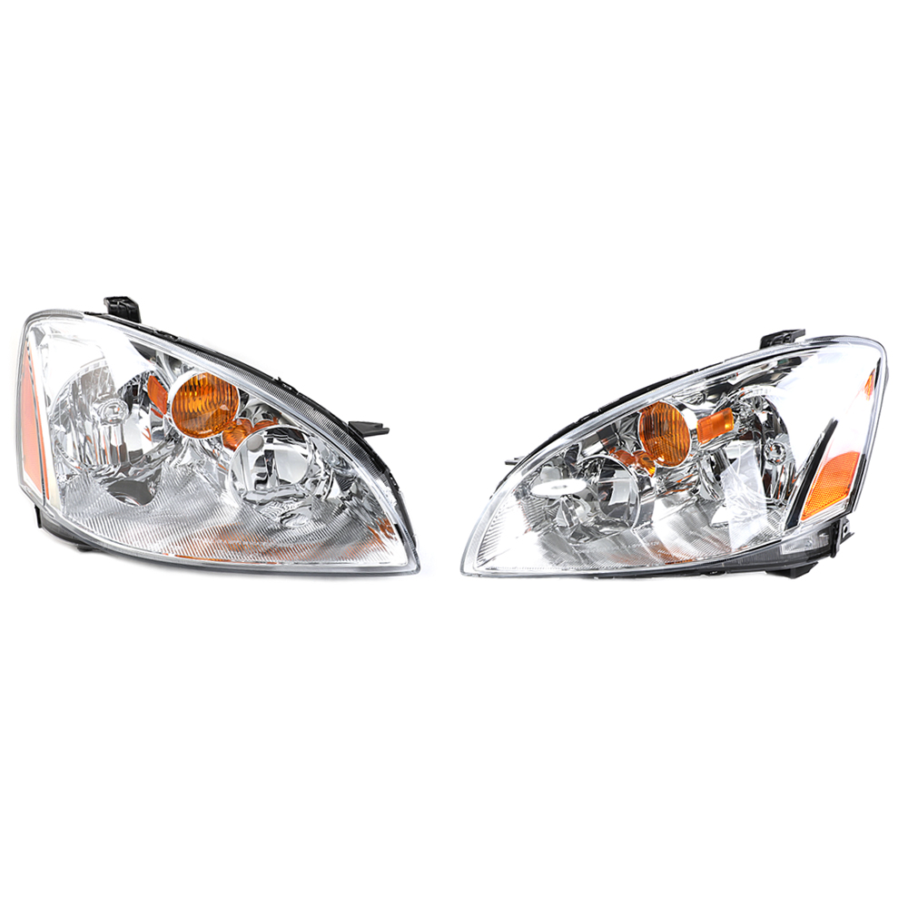 NI2503142 NI2502142 Headlights Headlamps For 2002-2004 Nissan Altima W/CHROME