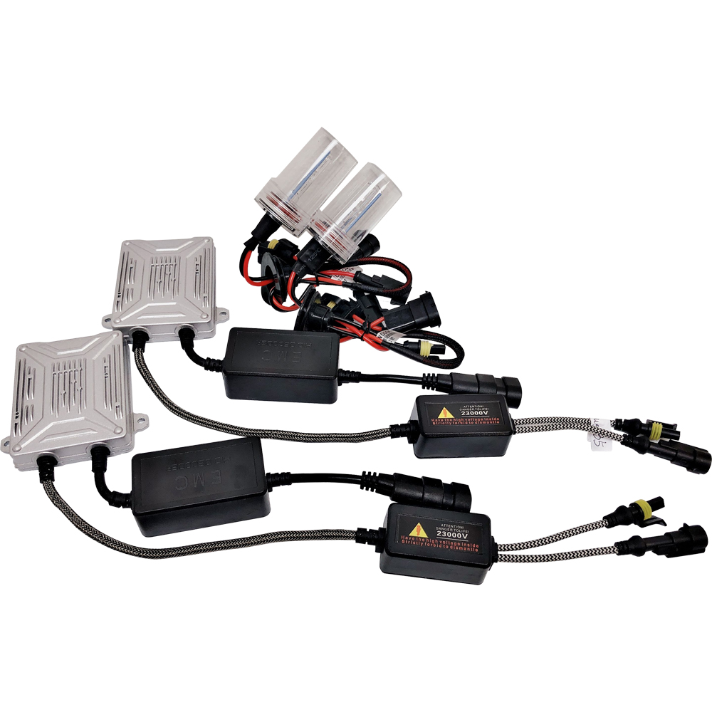 35W AC CANBUS H1 3000K HID Xenon Light Kit Error Free w/ Slim Ballasts