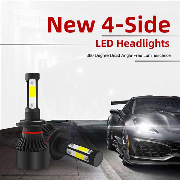 GZQP-LED大灯-2pcs LED Fog Light Bulb Headlight Bulb For 2003-2009 Dodge Sprinter 3500-13