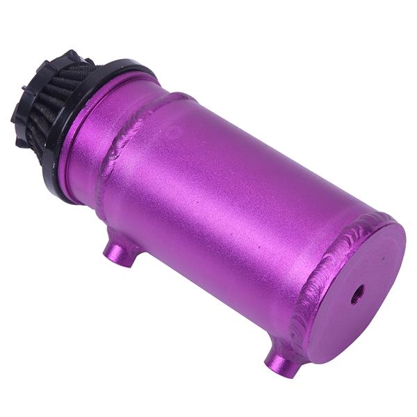 汽车改装 机油透气壶 带空滤140ml 双孔 紫色-11