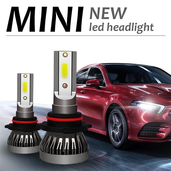 GZQP-LED枪色头灯-2PCS 9005 Headlight LED Coversion Bulb Kit High Beam 97500LM 650W White 6000K-9