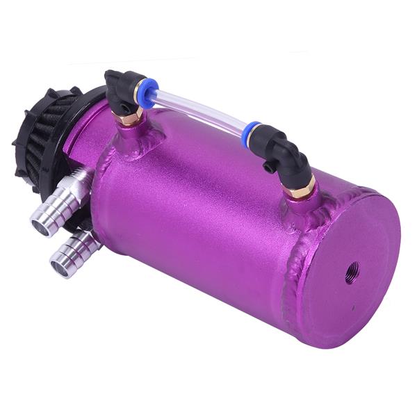 汽车改装 机油透气壶 带空滤140ml 双孔 紫色-15