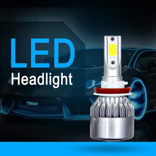 GZQP-LED车灯-1 Pair H11 Headlight Coversion LED Bulb Kit Low Beam White for 2011 Kia Sorento-11