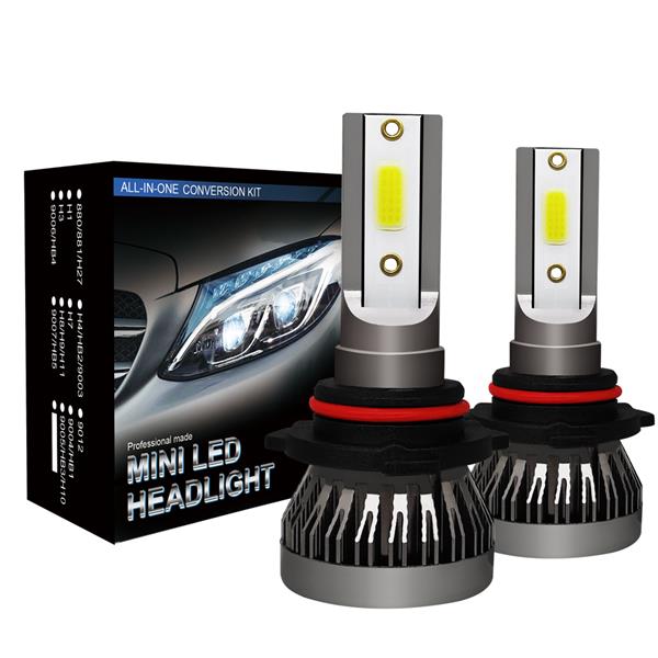 GZQP-LED枪色头灯-2PCS 9005 Headlight LED Coversion Bulb Kit High Beam 97500LM 650W White 6000K-1