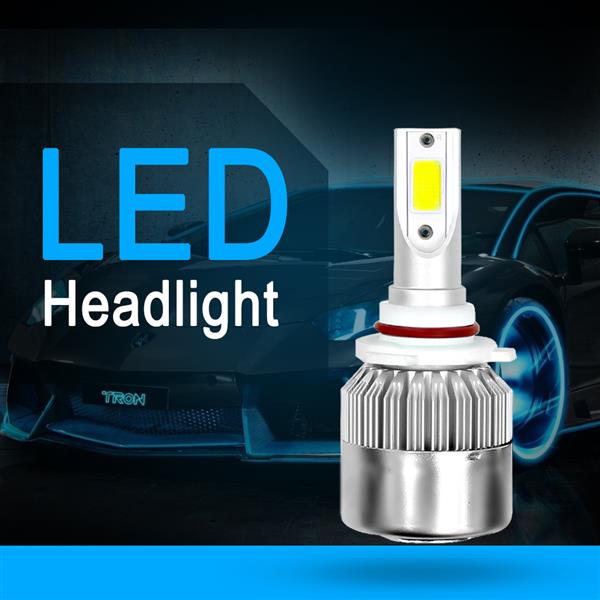 GZQP-LED车灯-1 Pair 9006 Headlight Coversion LED Bulb Kit Low Beam For 1996-1998 BMW 328i-10