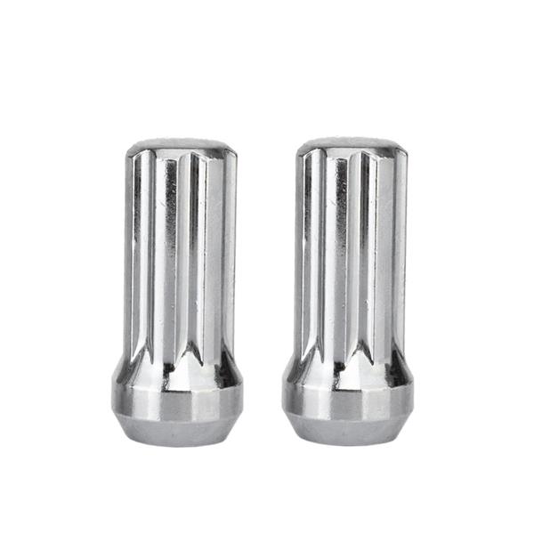 轮毂适配器-92-8X6.5 to 8x170-1.5"-130mm- 9/16-18 -Silver &16 9/16-18 lug nuts+key-7