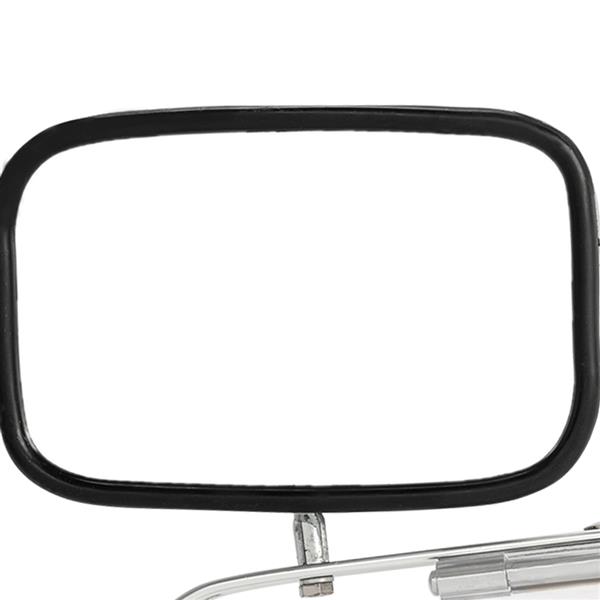 Pair Set LH RH Stainless Steel Side Manual View Mirrors For Ford F150 F250 F350-2