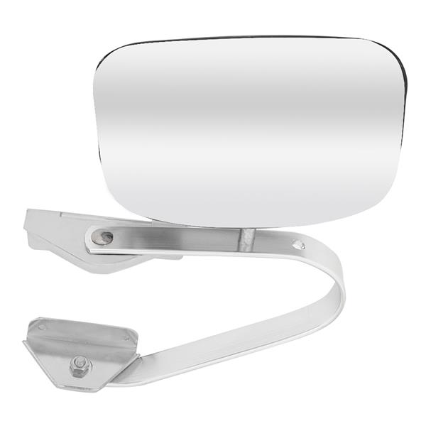 Pair Set LH RH Stainless Steel Side Manual View Mirrors For Ford F150 F250 F350-7