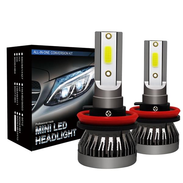 GZQP-LED头灯-1 Pair H11 Headlight Coversion LED Bulb Kit Low Beam for 2017 Subaru Forester-1