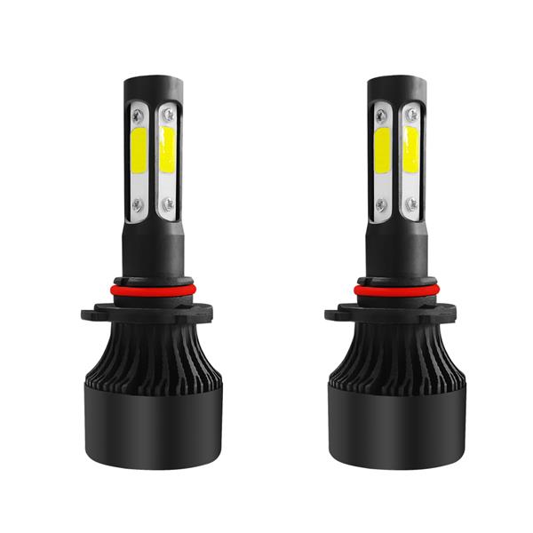 GZQP-LED大灯-2pcs 9006 LED 4-Side Headlight Kit Low Beam Light Bulb For 1992-2000 GMC K3500-1