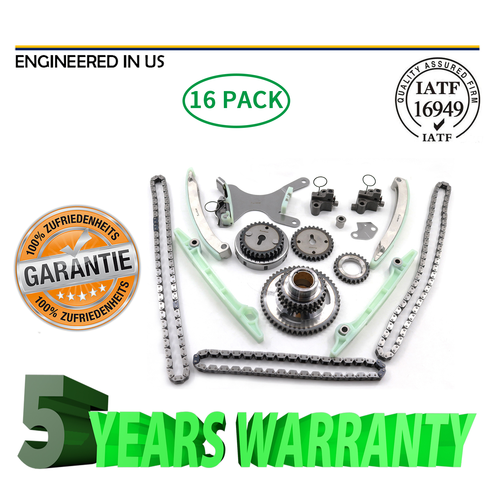 Timing Chain Kit NGC Fit 03-08 Dodge Ram 1500 Durango Dakota Jeep Commander 4.7