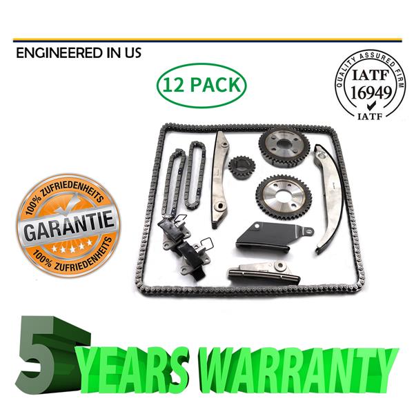 时规链条套件For Timing Chain Kit Fit 02-06 Dodge Charger Stratus Chrysler 300 Concorde 2.7 DOHC-1