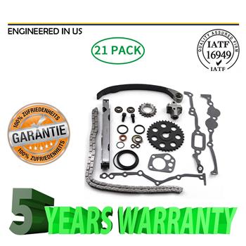 时规链条套件For Timing Chain Kit Fit 89-97 Nissan 240SX Pick Up 2.4L SOHC KA24E