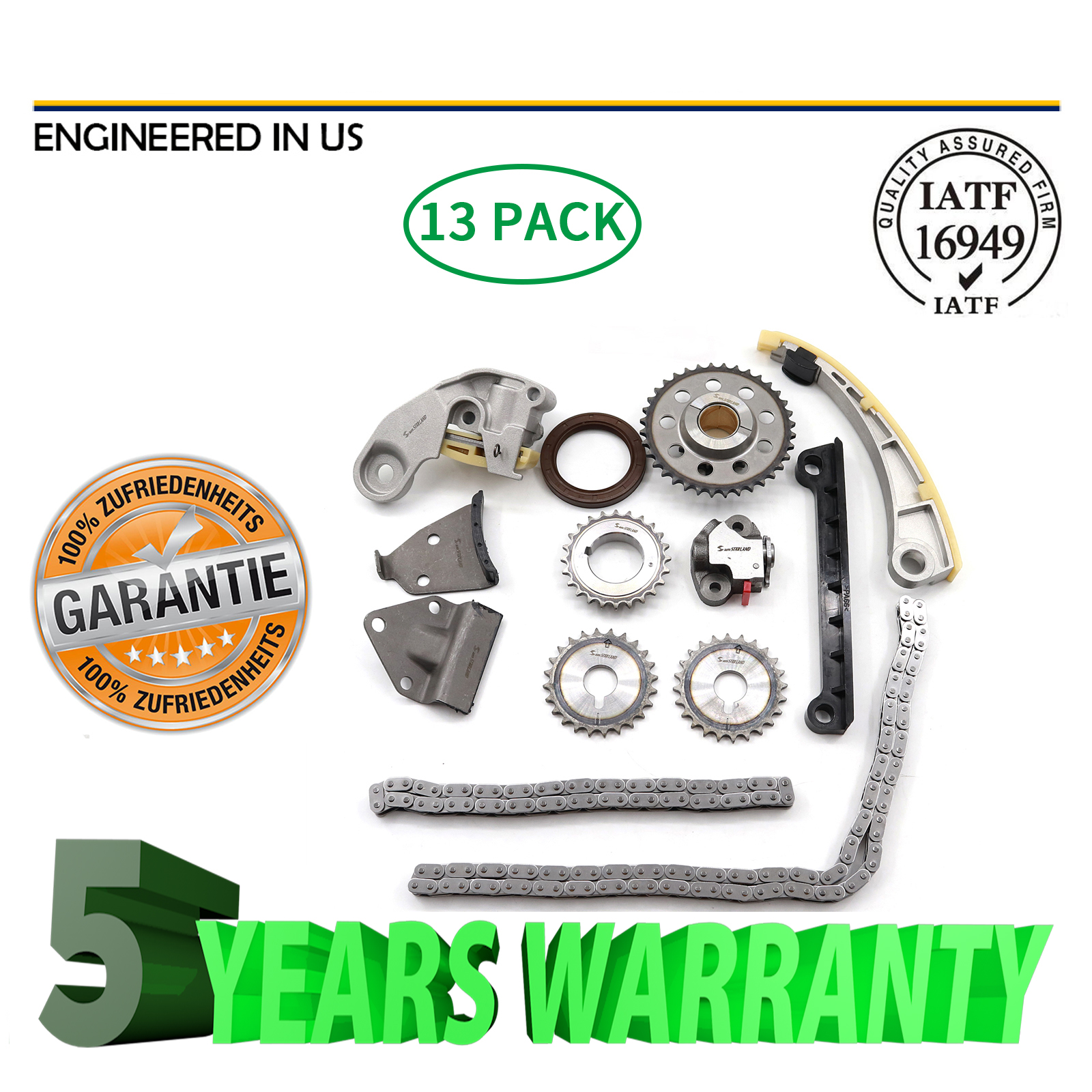 Timing Chain Kit Fit 96-03 Chevy Suzuki 1.8 2.0 J18A J20A