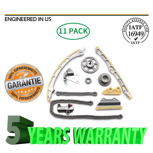 时规链条套件For Timing Chain Kit Fit 03-07 Honda Accord CRV Element 2.4 DOHC VTEC K24A1 K24A4 A8-1