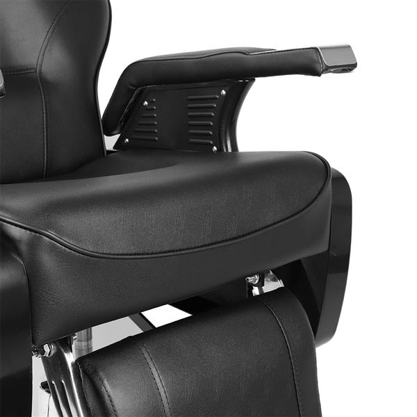 【HZ】HZ8702A经典理发大椅 黑色（本产品将拆分成沙发和铁件两个包裹）-46