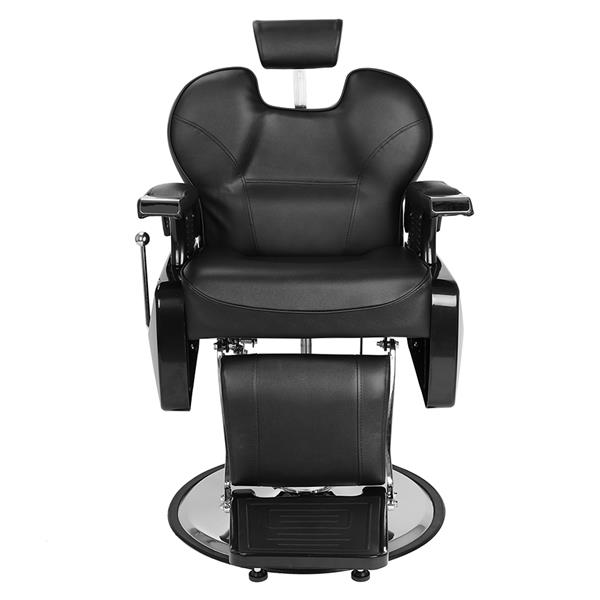 【HZ】HZ8702A经典理发大椅 黑色（本产品将拆分成沙发和铁件两个包裹）-32