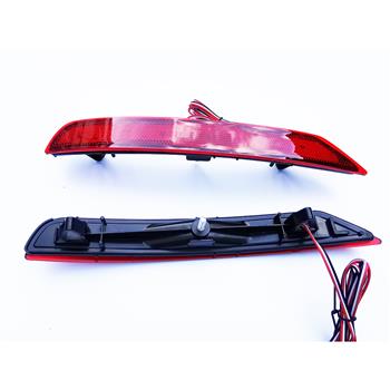 后杠灯 一对装 LED Rear Bumper Reflector Brake Lights for 2009-2018 Subaru Forester (Red Lens)
