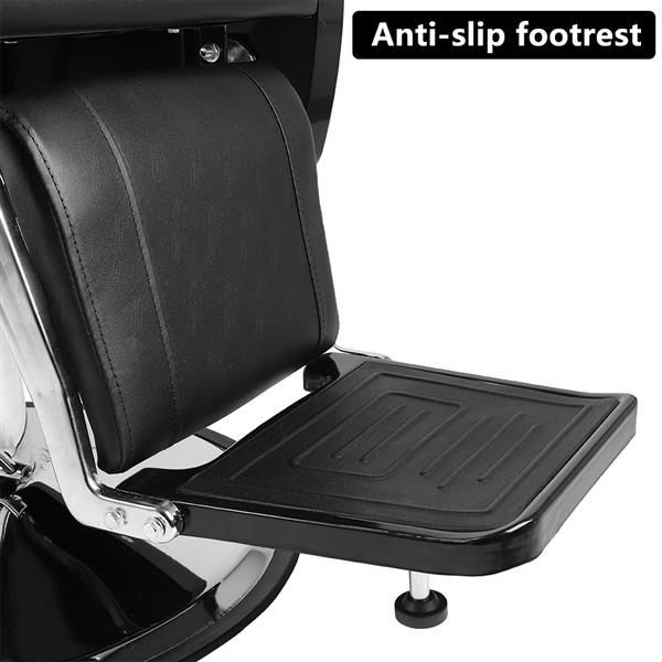 【HZ】HZ8702A经典理发大椅 黑色（本产品将拆分成沙发和铁件两个包裹）-18